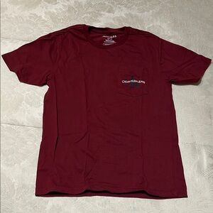 Calvin Klein Men's Red T-Shirt